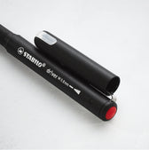 Fineliner STABILO dr!ver medium rood - afbeelding 6
