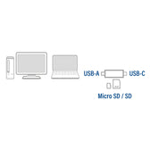 USB-C/USB-A 3.0 card reader - afbeelding 3