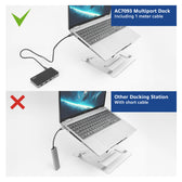USB-C 4K MST dockingstation voor 2 HDMI-monitoren - afbeelding 5
