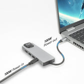 USB-C 4K docking station voor 1 HDMI monitor - afbeelding 3