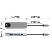 USB-C 4K docking station voor 1 HDMI monitor - afbeelding 6