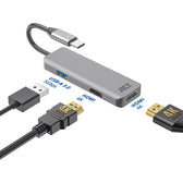 Adapter ACT USB-C 4K multiport 2 HDMI monitoren - afbeelding 5