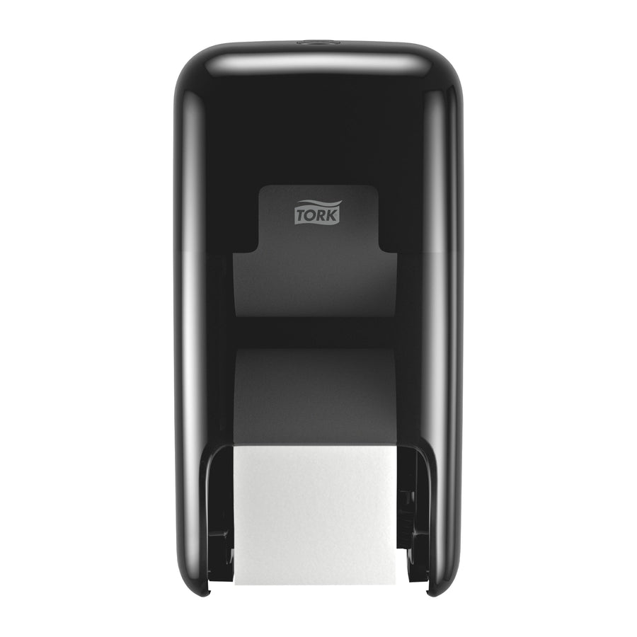 Toiletpapierdispenser Tork T7 verticaal duo zwart