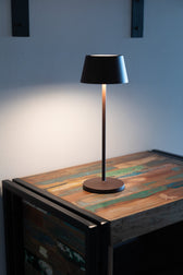 Tafellamp MAUL Nina LED dimbaar bruin - afbeelding 5