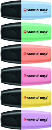 Markeerstiftt STABILO BOSS mini pastel ass 6 stuks - afbeelding 6