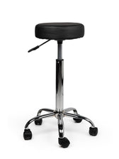 Tabouret kruk zwart hoge gasveer