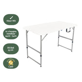 Vouwtafel BRASQ 120x60x74cm FC120 wit - afbeelding 6