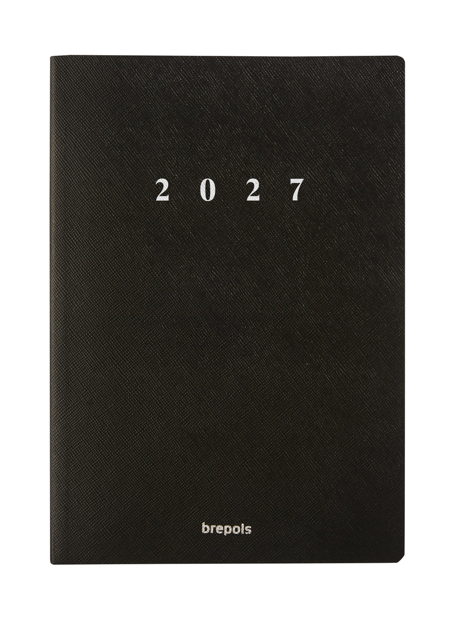 Agenda 2026 Brepols Essential 7d/2p Urban zwart