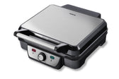 Contactgrill Inventum 1800 Watt zwart RVS