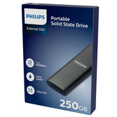 Philips External SSD 250 GB Ultra Speed Space Grey - afbeelding 4