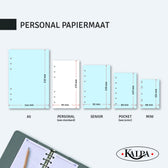 Organizer Kalpa Personal 2025/26 bloemenzee blauw