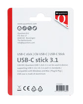 USB-stick Quantore USB-C 128GB 3.1 zilver - afbeelding 6