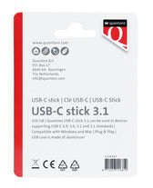 USB-stick Quantore USB-C 256GB 3.1 zilver - afbeelding 6