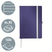 Notitieboek Leitz Style A5 lijn 160 pagina's blauw - afbeelding 7