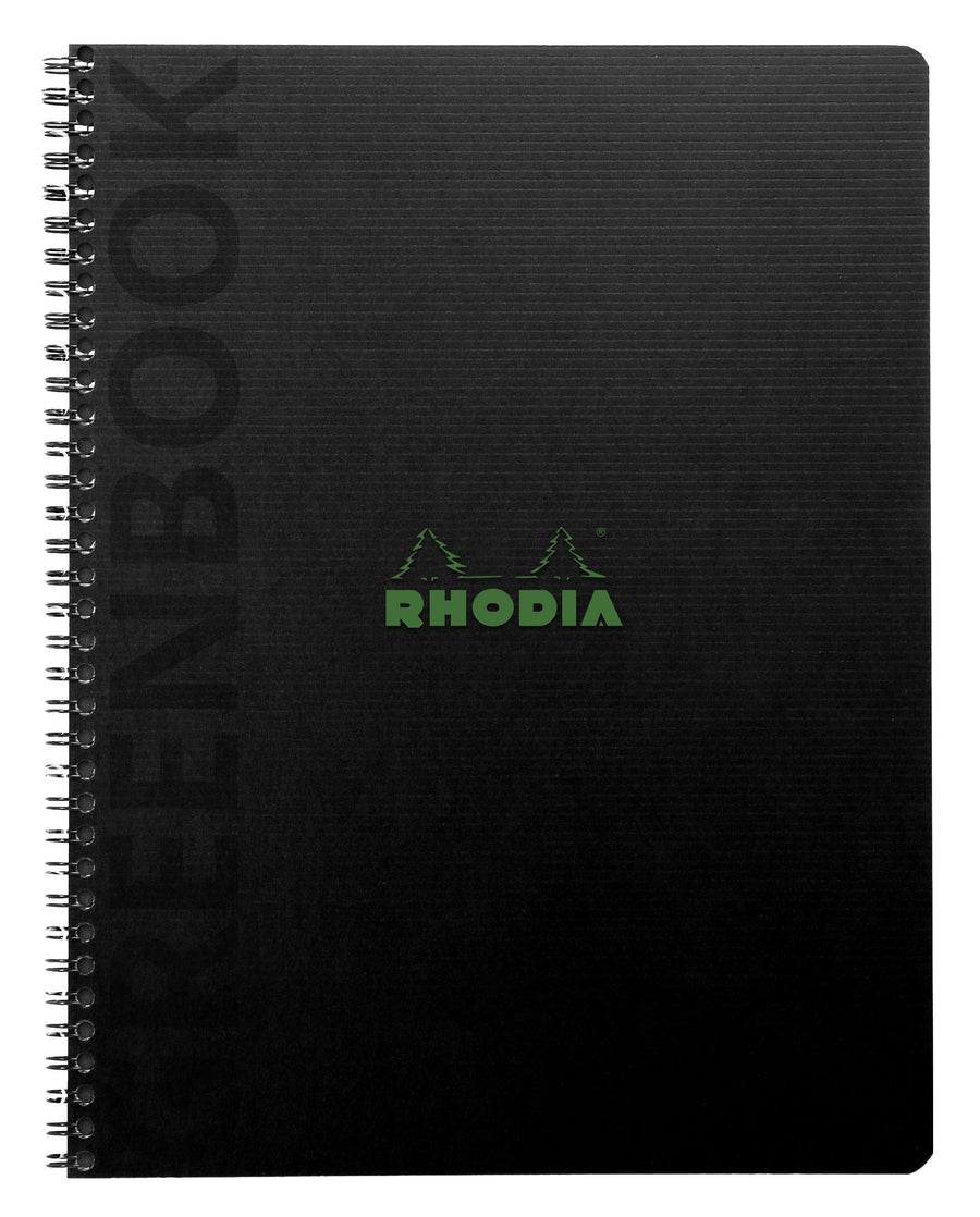 Notitieboek Rhodia Greenbook recycled A5+ lijn hc