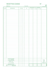 Kasboek Exacompta ontvangsten dupli 50vel FR - afbeelding 6