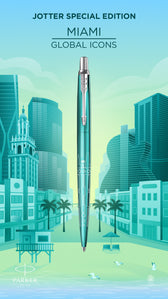Balpen Parker Jotter Miami CT M turquoise - afbeelding 3