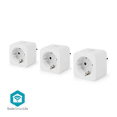 Slimme stekker Nedis Smartlife Wifi 3 stuks wit - afbeelding 3