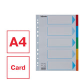 Tabbladen Esselte Stand A4 5dlg karton 11r ass - afbeelding 3
