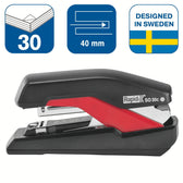 Nietmachine Rapid SO30C half strip 30SH zwart/rood - afbeelding 2