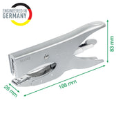 Niettang Leitz achterlaadmodel P3 40 vel zilver - afbeelding 2