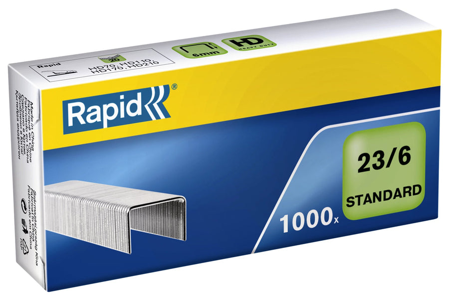 Nieten Rapid 23/6 gegalv standaard 1000st