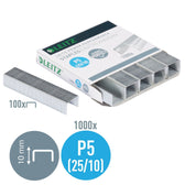 Nieten Leitz 25/10 verzinkt 1000st - afbeelding 3