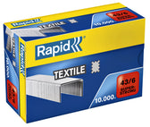 Nieten Rapid 43/6 Textiel super strong 10.000st