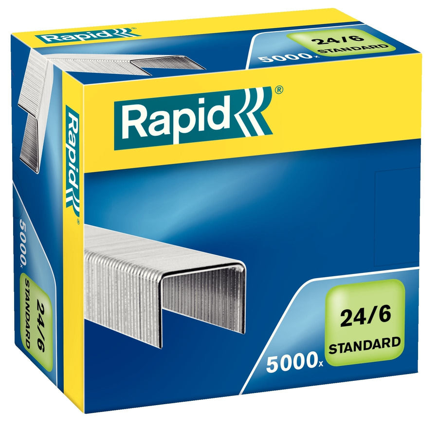 Nieten Rapid 24/6 gegalvaniseerd standaard 5000st