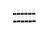 Papierklem MAUL 213 foldback 19mm zwart 12 stuks - afbeelding 6