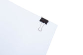 Papierklem MAUL 213 Foldback 25mm zwart 12 stuks - afbeelding 5