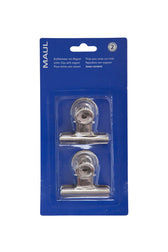 Papierklem MAUL Bulldog magneet 52mm zilver 2st - afbeelding 9