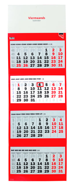 4-maandskalender 2026 Quantore