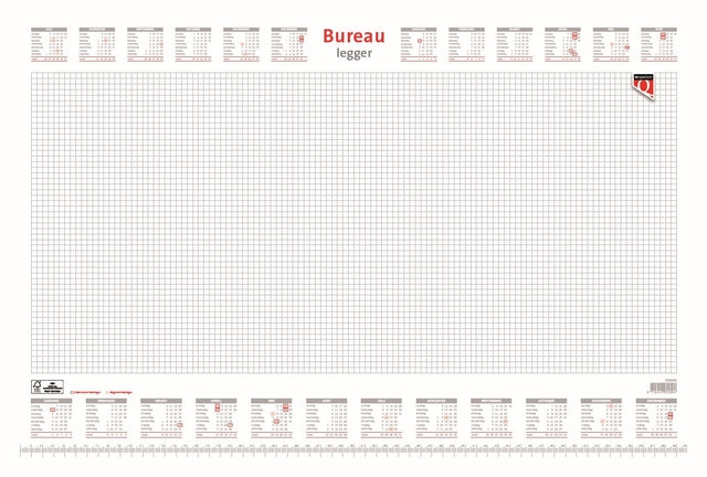 Bureau-onderlegblok 2026 Quantore 60x40cm