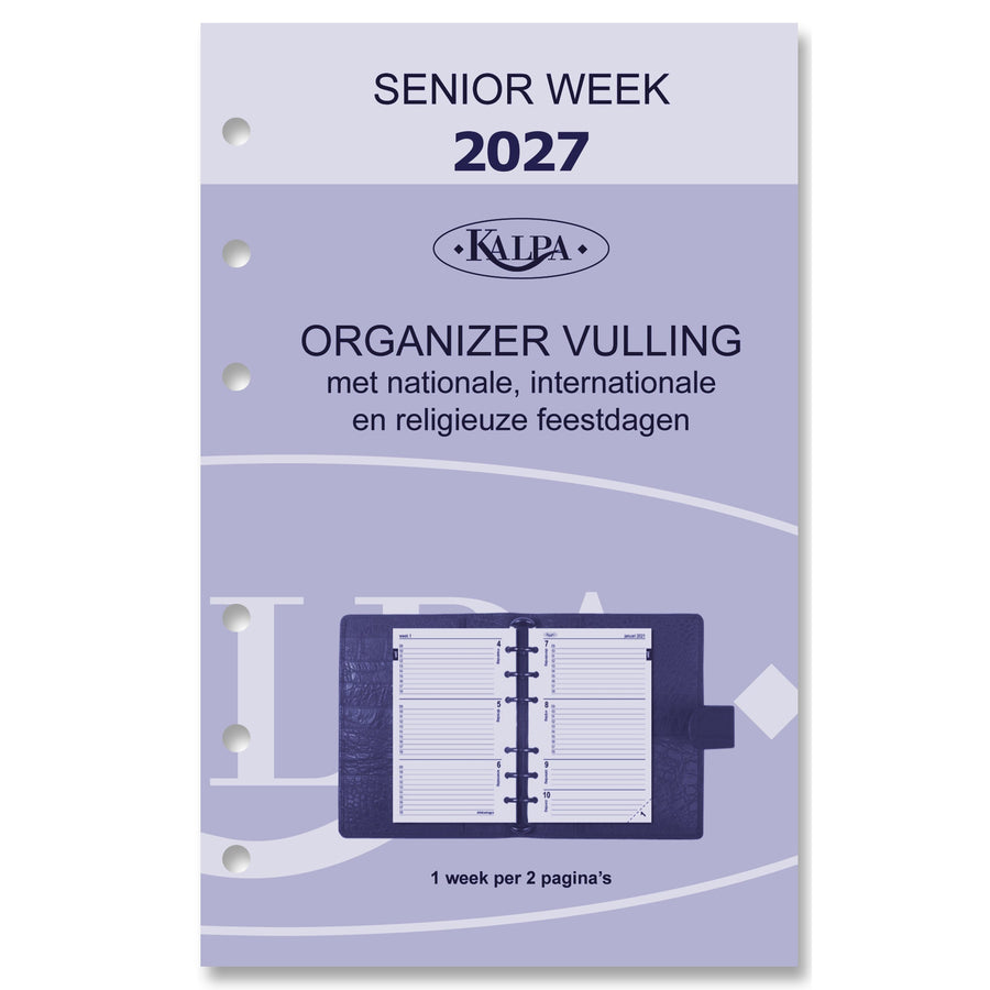 Agendavulling 2026 Kalpa Senior 7dagen/2pagina's