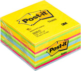 Memoblok Post-it 2030 76x76mm kubus ultra assorti - afbeelding 7
