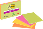 Memoblok Post-it 6445SS 152x101mm ass 4st - afbeelding 4