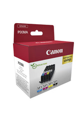 Inktcartridge Canon CLI-551 zwart + 3 kleuren - afbeelding 4