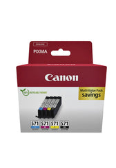 Inktcartridge Canon CLI-571 zwart + 3 kleuren - afbeelding 3