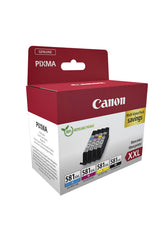 Inktcartridge Canon CLI-581XXL zwart + 3 kleuren - afbeelding 4