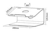Laptopstandaard Neomounts NSLS050 zilver - afbeelding 2