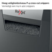 Papiervernietiger Rexel Momentum X406 4x28mm - afbeelding 7