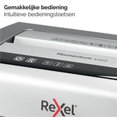 Papiervernietiger Rexel Momentum X410 4x28mm - afbeelding 6