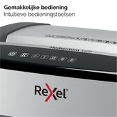 Papiervernietiger Rexel Momentum X420 4x40mm - afbeelding 5