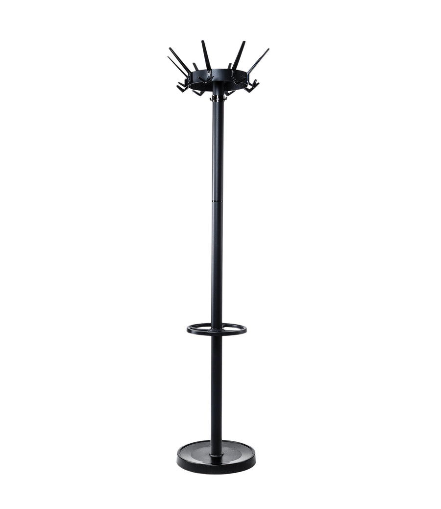 Kapstok MAUL Caligo stnd 175cm 32 haken zw RAL9004