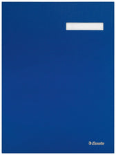 Vloeiboek Esselte karton 20tabs blauw