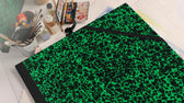 Tekenmap Canson Studio Annonay 610x810mm groen - afbeelding 3