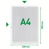 Showtas Leitz Premium uitsnede PP A4 transparant - afbeelding 2