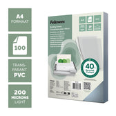 Voorblad Fellowes A4 PVC 200micron transparant - afbeelding 2