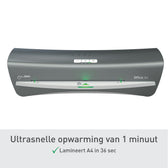 Lamineermachine Leitz iLAM Office A4 zilver - afbeelding 4